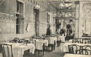 Kolozsvár, Cluj; Rácz étterem, belső, Dunky Fivérek kiadása / restaurant, interior (EB)