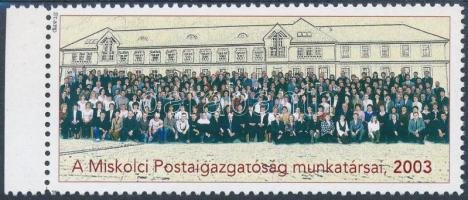 2003 A Miskolci Postaigazgatóság munkatársai levélzáró