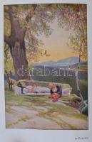 Grimm: Die schönsten Kindermärchen der Brüder Grimm. Stuttgart, 1941, K. Thienemanns. Kiadói félvász...