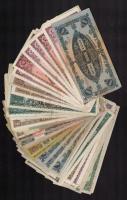 49db-os vegyes magyar pengő bankjegy tétel T:II-III-