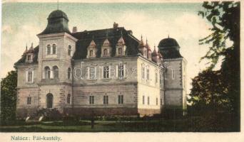 Nalácvád, Nalác, Nalatvad; Naláczy-Fáy-kastély, Kendoff A. és fia kiadása / castle (vágott / cut)