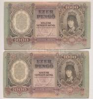 1943. 1000P (2x) T:III,III-