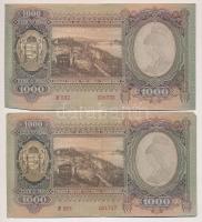 1943. 1000P (2x) T:III,III-