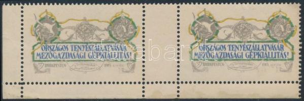 1914 Országos tenyészállatvásár levélzáró pár