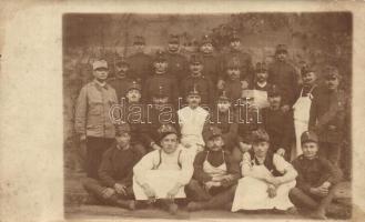 3 db RÉGI katonai fotóképeslap; / 3 pre-1945 military photo postcards