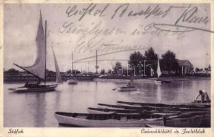 Siófok - 3 db régi képeslap