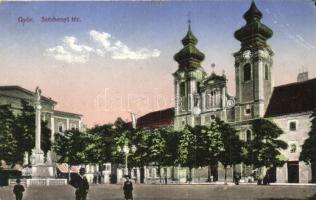 Győr - 2 db régi képeslap