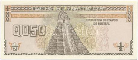 Guatemala 1989. 1/2Q T:I 
Guatemala 1989. 1/2 Quetzal C:UNC
Krause 72