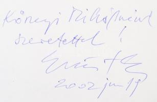 Egri Mária: Ezüst György. Bp., 1998, Móra. Ezüst György festőművész által dedikált. Kiadói kartonált...