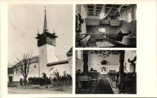 Dunapataj, Unitárius templom, külső és belső, kiadja Wanaus József fényképészeti szaküzlete