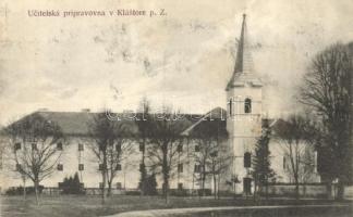 Znióváralja, Klastor pod Znievom; Áll. tanítóképezde, kiadó Hegedűs J. fényképész / teacher training school