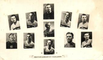 1954 Magyar Labdarúgó Válogatott, Aranycsapat, Puskás, Grosics, Hidegkuti; Képzőművészeti Alap Kiadóvállalat / Hungarian national football team, Golden Team (EK)