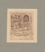 1921 Conrad jelzéssel: Ex libris Kellner Klisé. 11x9 cm paszpartuban