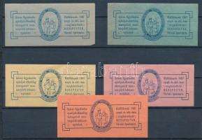 1907 I. Munkásjóléti kiállítás 11 db bélyeg