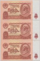 Szovjetunió 1961. 10R (9x) sorszámkövetők (6+3) T:II,II-
Soviet Union 1961. 10 Rubles (9x) sequenti...