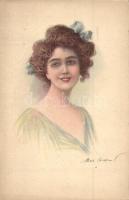 Italian art postcard, lady, 965-2. s: Marie Carrera (EK)