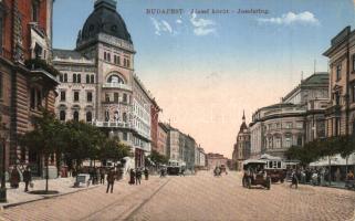 Budapest VIII. József körút, villamosok