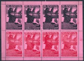 1909 I. Művészi fénykép kiállítás 8-as ív (R!)