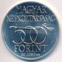 1986. 500Ft Ag "Budavár visszavétele 1686" T:BU Adamo EM97