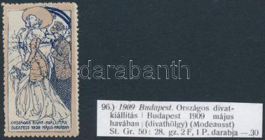1909 Országos divat kiállítás levélzáró