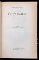 Lev Tolsztoj: Feltámadás. Budapest, 1954, Új Magyar Könykiadó, Orosz remekírók. Kiadói félvászon köt...