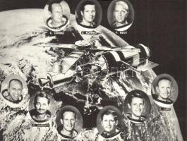 4 db MODERN magyar űrhajós lap / 4 modern Hungarian astronauts postcards