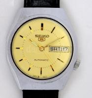 Seiko automatic férfi karóra, bőr szíjjal működik