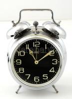 MOM asztali ébresztős óra, működik, jó állapotban, m:15 cm