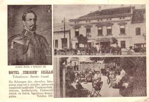 Kőszeg, Jurisch szálló és kert részlet, Jurisch Miklós a törökverő hős (EK)