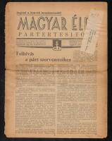 1944 A Magyar Élet pártértesítő VI. évfolyamának 13. száma