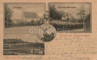 Augustusburg, Lotterhof, Restaurant Walfrieden / villa, restaurant, deer, floral