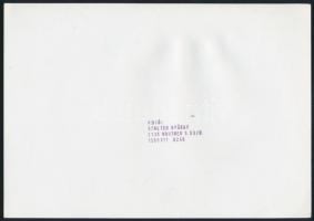 Stalter György (1956- ): Cím nélkül, hátulján pecséttel jelzett, 16,5×23,5 cm