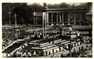 1938 Budapest XXXIV. Nemzetközi Eucharisztikus Kongresszus - 2 db képeslap / 34th International Eucharistic Congress - 2 postcards