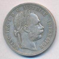 Ausztria 1885. 1Fl Ag "Ferenc József" T:2- 
Austria 1885. 1 Florin Ag "Franz Joseph&...