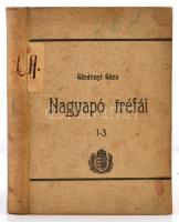 Gárdonyi Géza: Nagyapó Tréfái I-III. Bp., 1906, Singer és Wolfner. Kiadói foltos egészvászon kötésben.