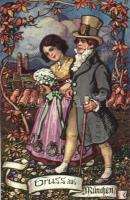 München, Ottmar Zieher art postcard