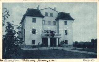 Harkányfürdő, Török villa