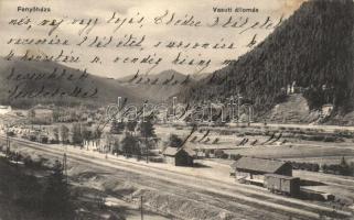 Fenyőháza, Lubochna; Vasútállomás / railway station