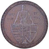 1944. "Magyar Olasz Bank Tisztviselőinek Sportegyesülete 1920 / 4x60 M. Női Váltó 1944. II."  fém plakett (46mm) T:2,2-