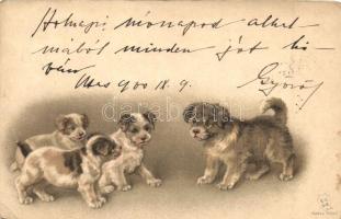 Dogs, Emb. litho (EK)
