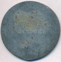 DN "TENDIT PER ARDUA VIRTUS" utánöntött ón plakett  (49,5mm) T:2-