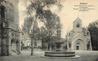 Budapest XIV. Városliget - 5 db régi képeslap egy lithoval / 5 old postcards with one litho