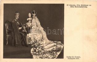 4 db RÉGI uralkodós képeslap, Habsburg család / 4 pre-1945 royalties, Habsburg family