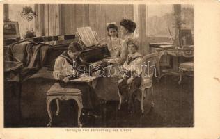 4 db RÉGI uralkodós képeslap, Habsburg család / 4 pre-1945 royalties, Habsburg family