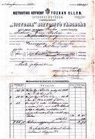 1870 A Victoria biztosítási társaság kötvénye / Insurance bond