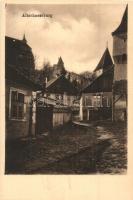Segesvár, Sighisoara, Altschaessburg; Óváros utcaképe / old town street view  (vágott / cut)