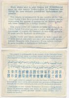 Amerikai Egyesült Államok 1946-1951. 9c-11c "Nemzetközi válaszdíjszelvény" (2x) T:II-III
...