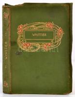 John Greenleaf Whittier: Poems. London, é.n., Blackie & Son. Kiadói egészbőr kötés, viseltes borítóval, de egyébként jó állapotban.