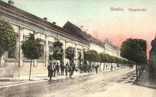 Zimony, Zemun, Semlin; Fő utca/ Hauptstrasse, Verlag von A. Stepner / main street (fl)