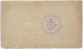 1918. 25K "3121" 3mm, vízszintesen hullámos hátlappal, hátlapján hamis "Bács-Bodrog V...